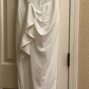 Windsor White Ruffle Skirt